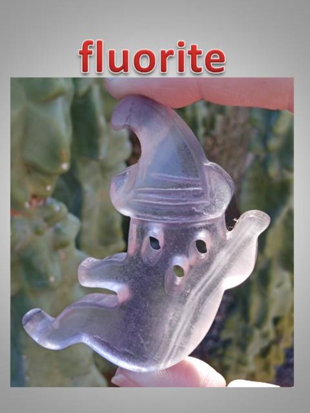 fluorite stone crystal ghost